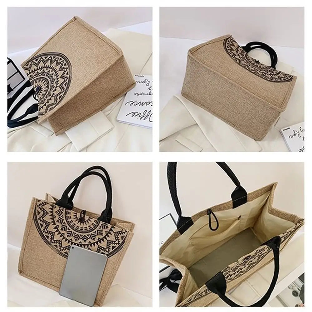 Bolsa Ecológica de Juta Estampada